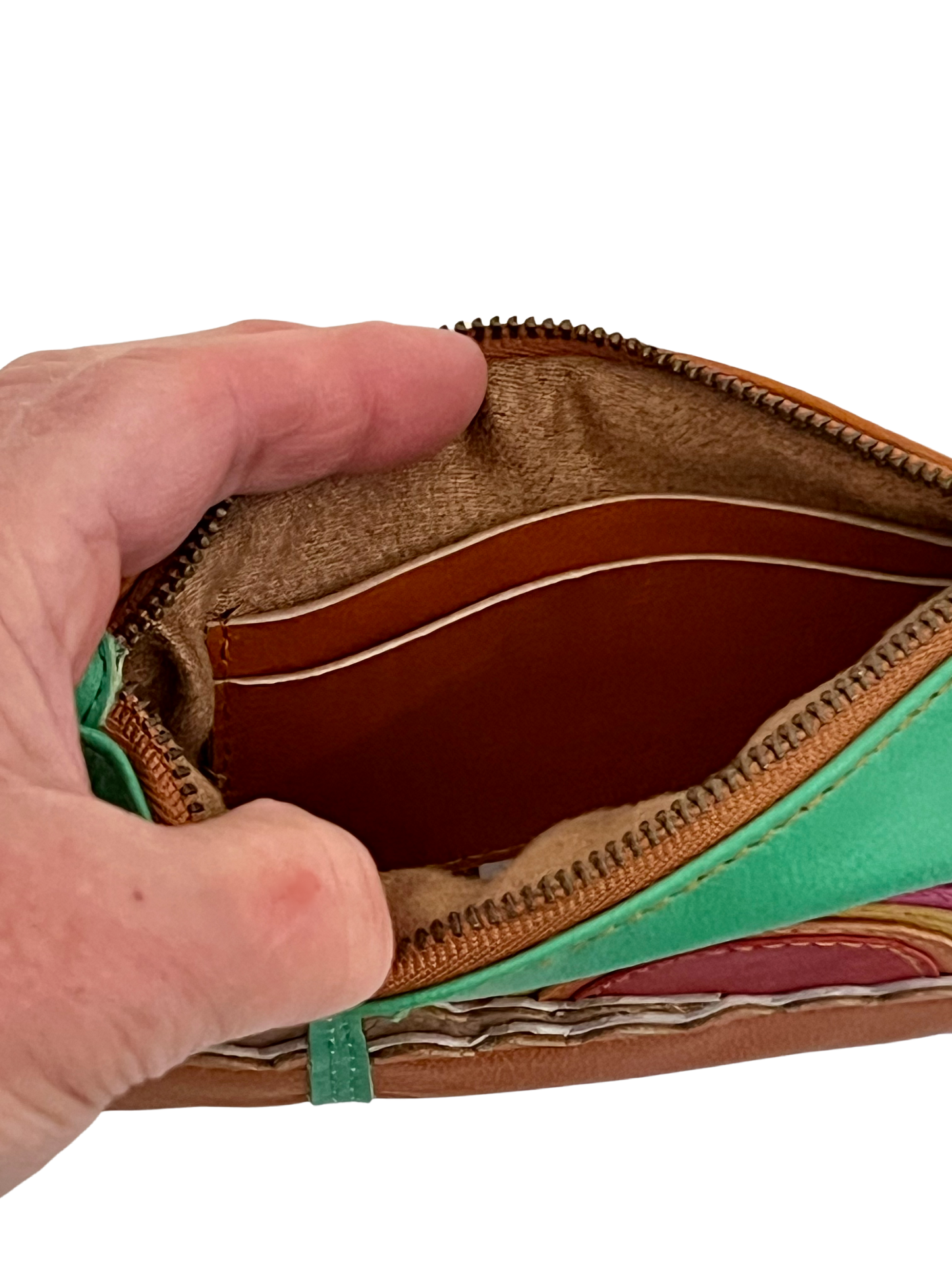 Cactus Card Wallet - inside - Charzek